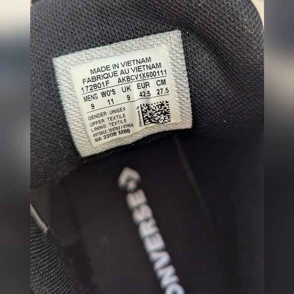 Unisex Converse Chuck Taylor All Star Blue Sneakers Man's Sz 9/Woman's Sz11 - Picture 8 of 14